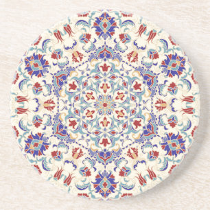 Mandala Beauty: Farbenfrohe Kulturmosaik Getränkeuntersetzer