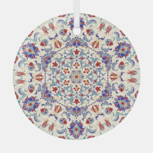 Mandala Beauty: Farbenfrohe Kulturmosaik Ornament Aus Glas
