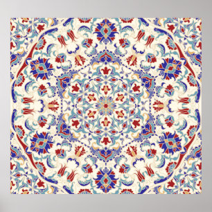 Mandala Beauty: Farbenfrohe Kulturmosaik Poster