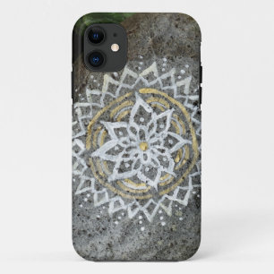 Mandala bemalt Stein iPhone SE + iPhone 5/5S Fall Case-Mate iPhone Hülle