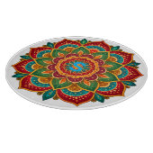 Mandala Benutzerdefinierte Initiale Schneidebrett (Ecke)