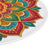 Mandala Benutzerdefinierte Initiale Schneidebrett (Ecke)