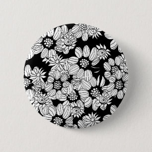 Mandala beruhigende Farbseite Button