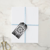 Mandala beruhigende Farbseite Geschenkanhänger (Mit Garn)