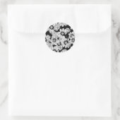 Mandala beruhigende Farbseite Runder Aufkleber (Tasche)