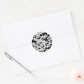Mandala beruhigende Farbseite Runder Aufkleber (Umschlag)