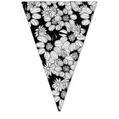 Mandala beruhigende Farbseite Wimpelkette (Zweite Fahne)