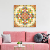Mandala Birds Leinwanddruck (Insitu (Wohnzimmer))