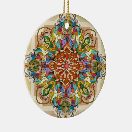 Mandala Birds Ornament (Rechts)