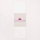 Mandala-Black Yogamatte (Rückseite)