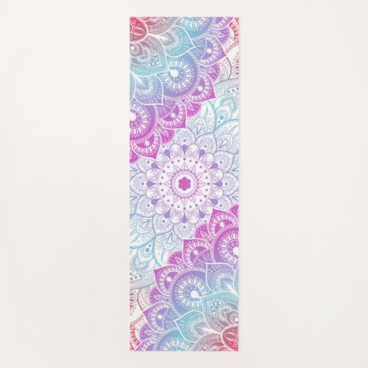 Mandala Bliss Colorful Yogamatte (Vorderseite)