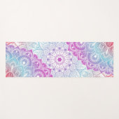 Mandala Bliss Colorful Yogamatte (Vorderseite (Horizontal))