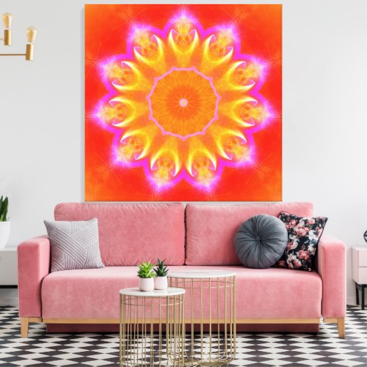 Mandala Bliss Leinwanddruck (Insitu (Wohnzimmer))