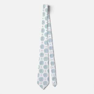 Mandala Blue Green Indigo Lila Gay Men Stolz Krawatte