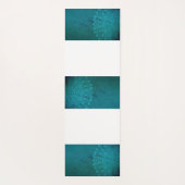 Mandala Blue Yoga Meditation Yogamatte (Rückseite)