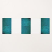 Mandala Blue Yoga Meditation Yogamatte (Vorderseite (Horizontal))