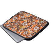 Mandala Blume 2 Laptopschutzhülle (Vorne Knopf)
