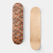 Mandala Blume 2 Skateboard (Vorderseite)