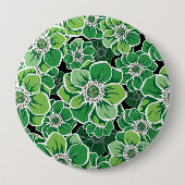 Mandala-Blume 3 Button (Vorderseite)