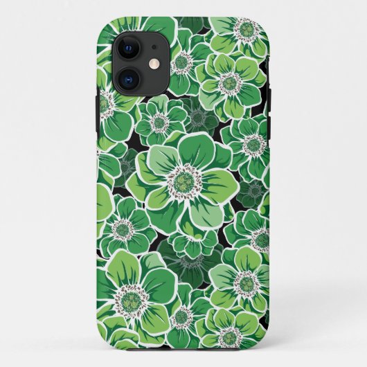 Mandala-Blume 3 Case-Mate iPhone Hülle (Rückseite)