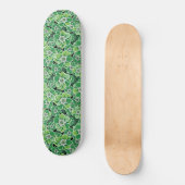 Mandala-Blume 3 Skateboard (Vorderseite)