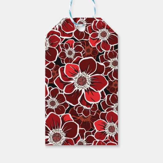 Mandala-Blume 4 Geschenkanhänger (Vorderseite)