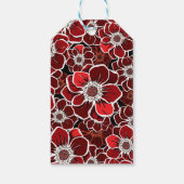 Mandala-Blume 4 Geschenkanhänger (Rückseite)