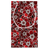 Mandala-Blume 4 Kleine Geschenktüte (Rückseite)