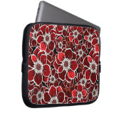 Mandala-Blume 4 Laptopschutzhülle (Vorne Rechts)
