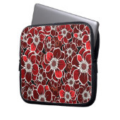 Mandala-Blume 4 Laptopschutzhülle (Vorderseite Links)