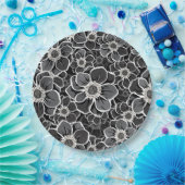 Mandala-Blume 5 Pappteller (Party)
