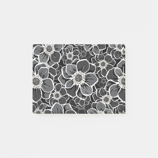 Mandala-Blume 5 Post-it Klebezettel (Vorderseite)