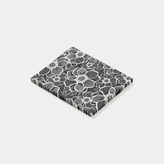 Mandala-Blume 5 Post-it Klebezettel (angewinkelt)