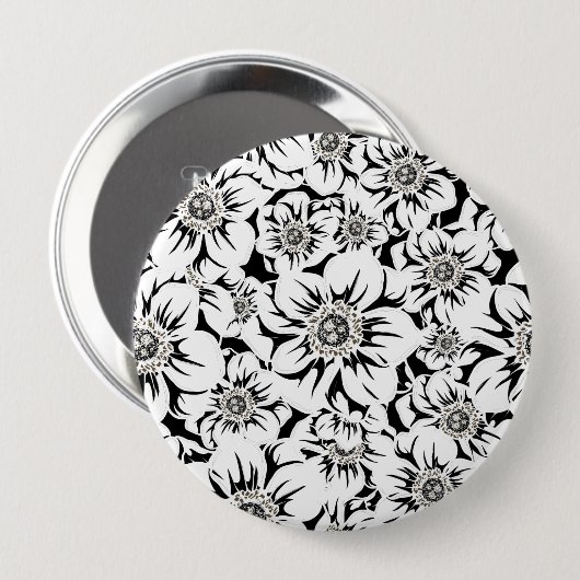 Mandala-Blume 6 Button (Vorne & Hinten)