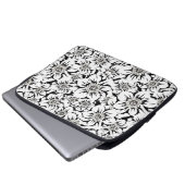 Mandala-Blume 6 Laptopschutzhülle (Vorne Knopf)