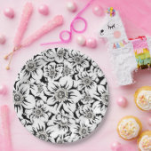 Mandala-Blume 6 Pappteller (Party)