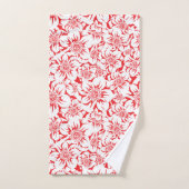 Mandala-Blume 8 Badhandtuch Set (Handtuch)