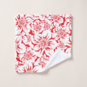 Mandala-Blume 8 Badhandtuch Set (Waschlappen)