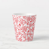 Mandala-Blume 8 Milchtasse (Vorderseite)