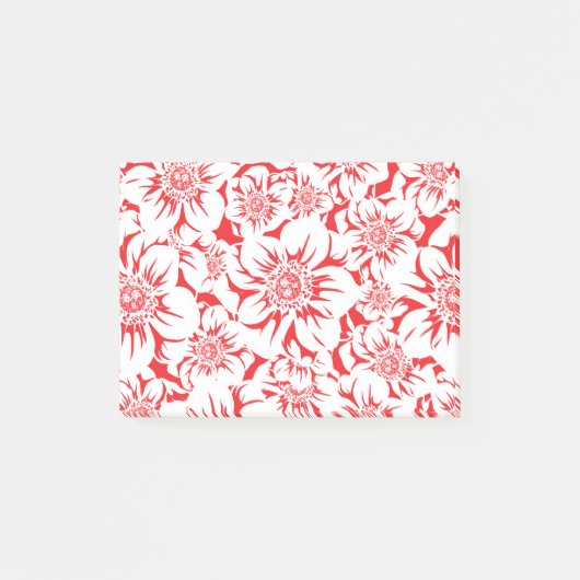 Mandala-Blume 8 Post-it Klebezettel (Vorderseite)