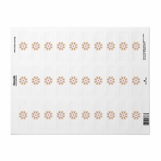 Mandala Blume Art Print | Boho Decor (Vorne)