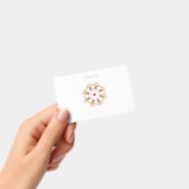 Mandala Blume Art Print | Boho Decor Ausweis (Handheld)