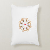 Mandala Blume Art Print | Boho Decor Dekokissen (Vorderseite(Vertikal))