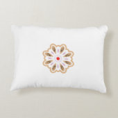 Mandala Blume Art Print | Boho Decor Dekokissen (Rückseite)