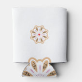 Mandala Blume Art Print | Boho Decor Dosenkühler (Rückseite)