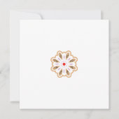 Mandala Blume Art Print | Boho Decor Einladung (Vorderseite)