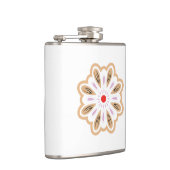 Mandala Blume Art Print | Boho Decor Flachmann (Rechts)