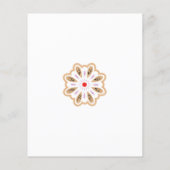 Mandala Blume Art Print | Boho Decor Flyer (Hinten)
