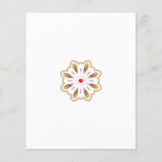 Mandala Blume Art Print | Boho Decor Flyer (Vorne)