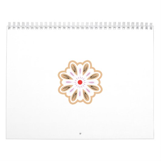 Mandala Blume Art Print | Boho Decor Kalender (Titelbild)